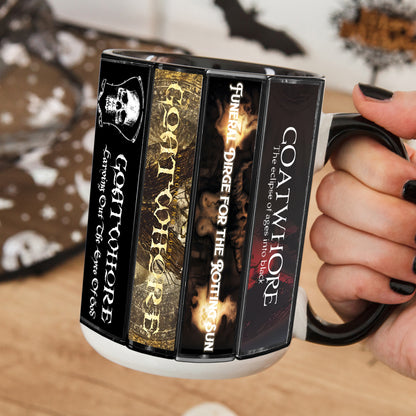 Goatwhore Albums Cassette Collection Retro Accent Mug