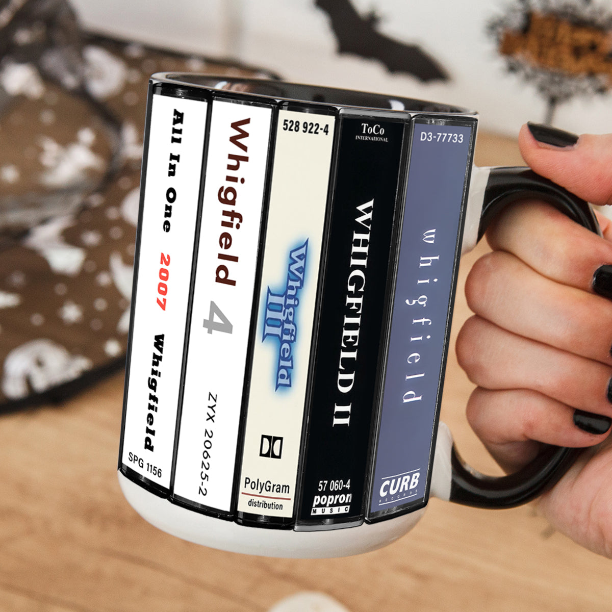 Whigfield Albums Cassette Collection Retro Accent Mug