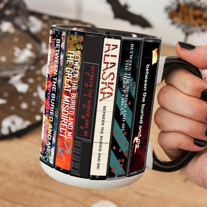 Between the Buried and Me Albums Cassette Collection Retro Accent Mug