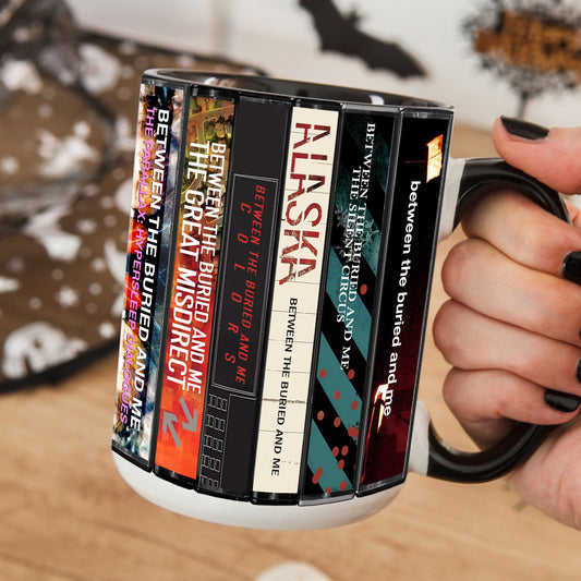 Between the Buried and Me Albums Cassette Collection Retro Accent Mug