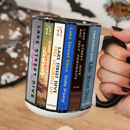 Lake Street Dive Albums Cassette Collection Retro Accent Mug