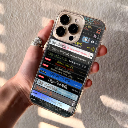 Dream Theater Albums Cassette Collection Retro Phone Case