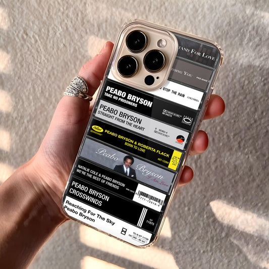 Peabo Bryson Albums Cassette Collection Retro Phone Case