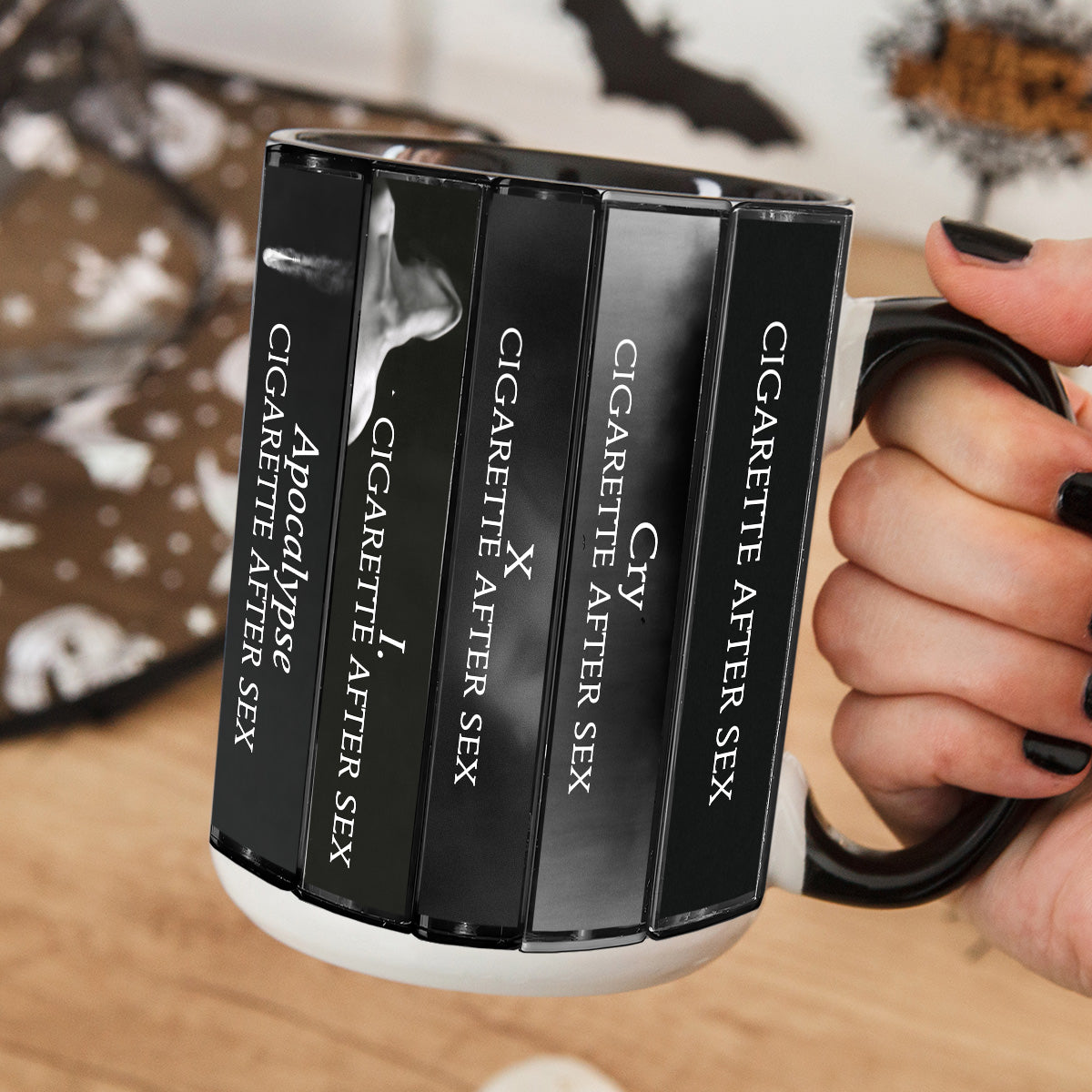 Cigarettes After Sex Albums Cassette Collection Retro Accent Mug