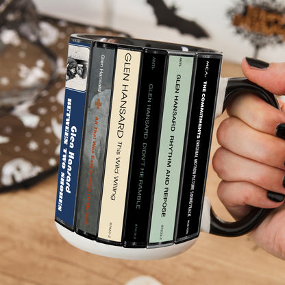Glen Hansard Albums Cassette Collection Retro Accent Mug