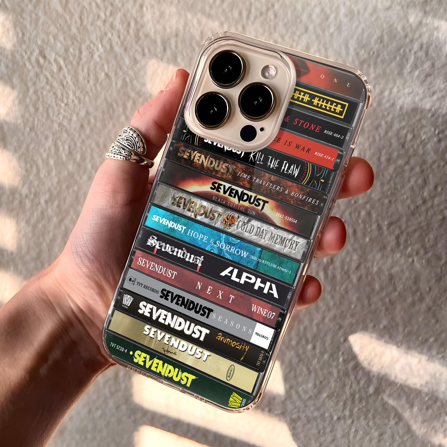 Sevendust Albums Cassette Collection Retro Phone Case