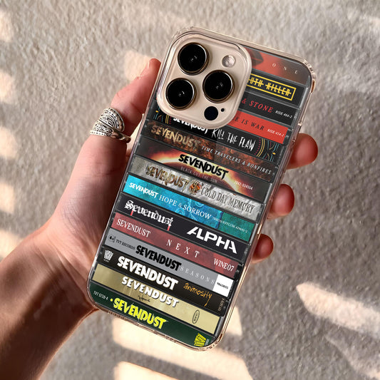 Sevendust Albums Cassette Collection Retro Phone Case