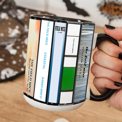 The Field Mice Albums Cassette Collection Retro Accent Mug