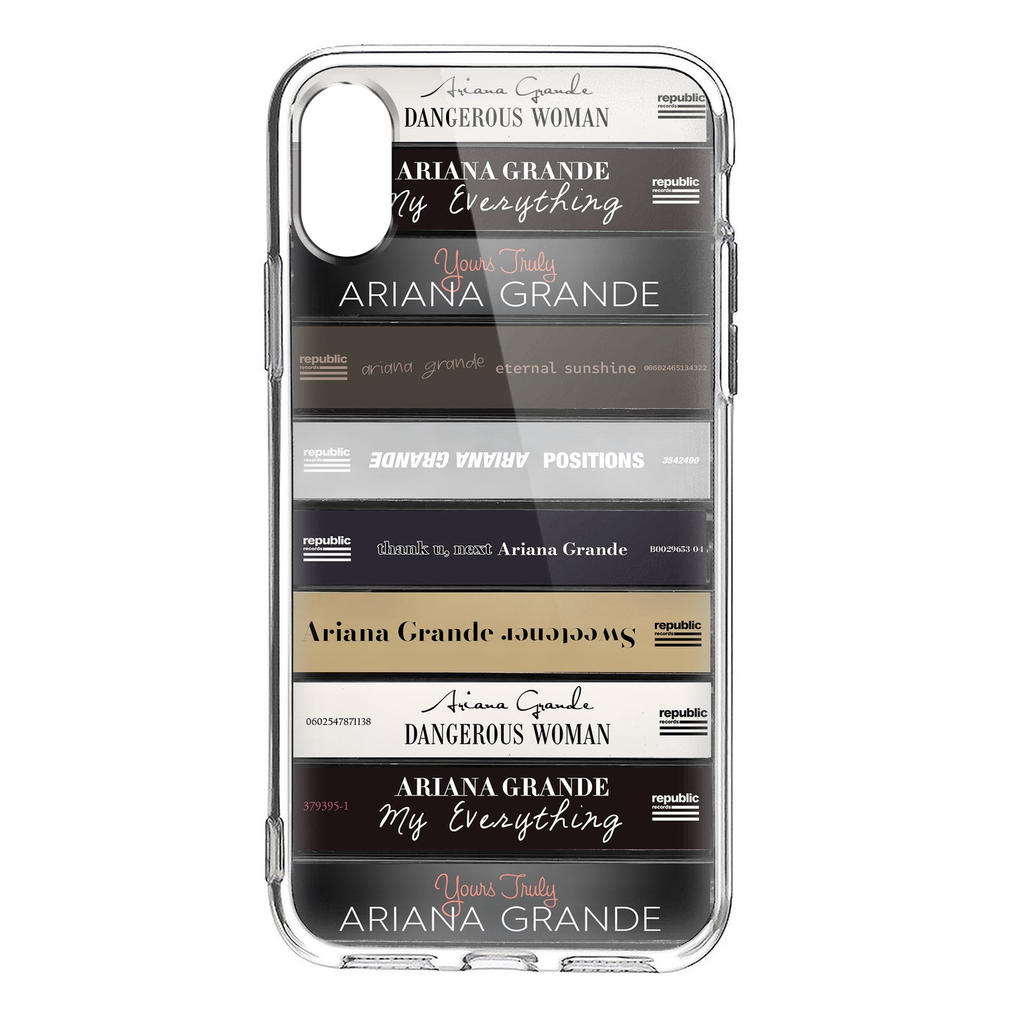 Ariana Grande Albums Cassette Collection Retro Phone Case
