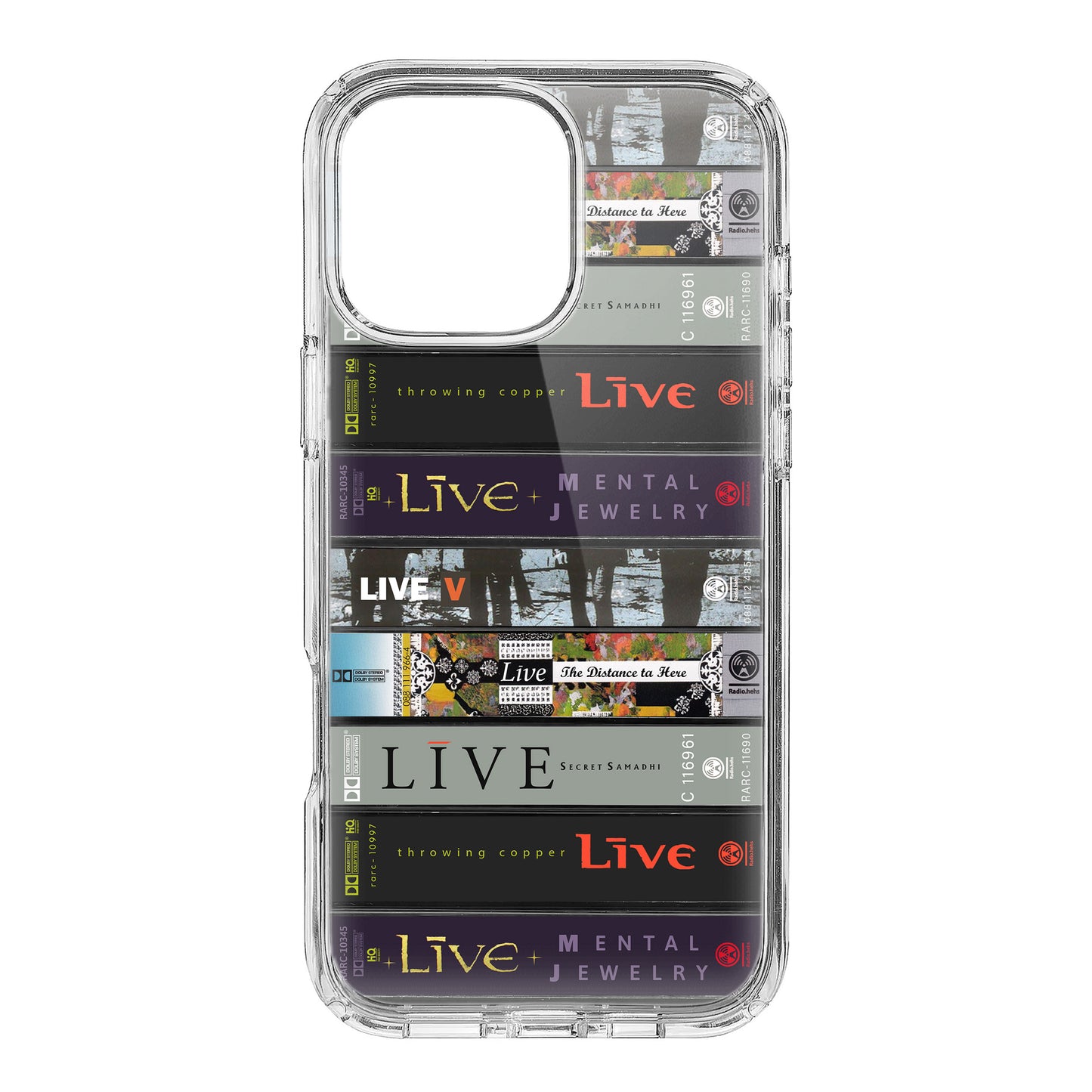 Live Albums Cassette Collection Retro Phone Case