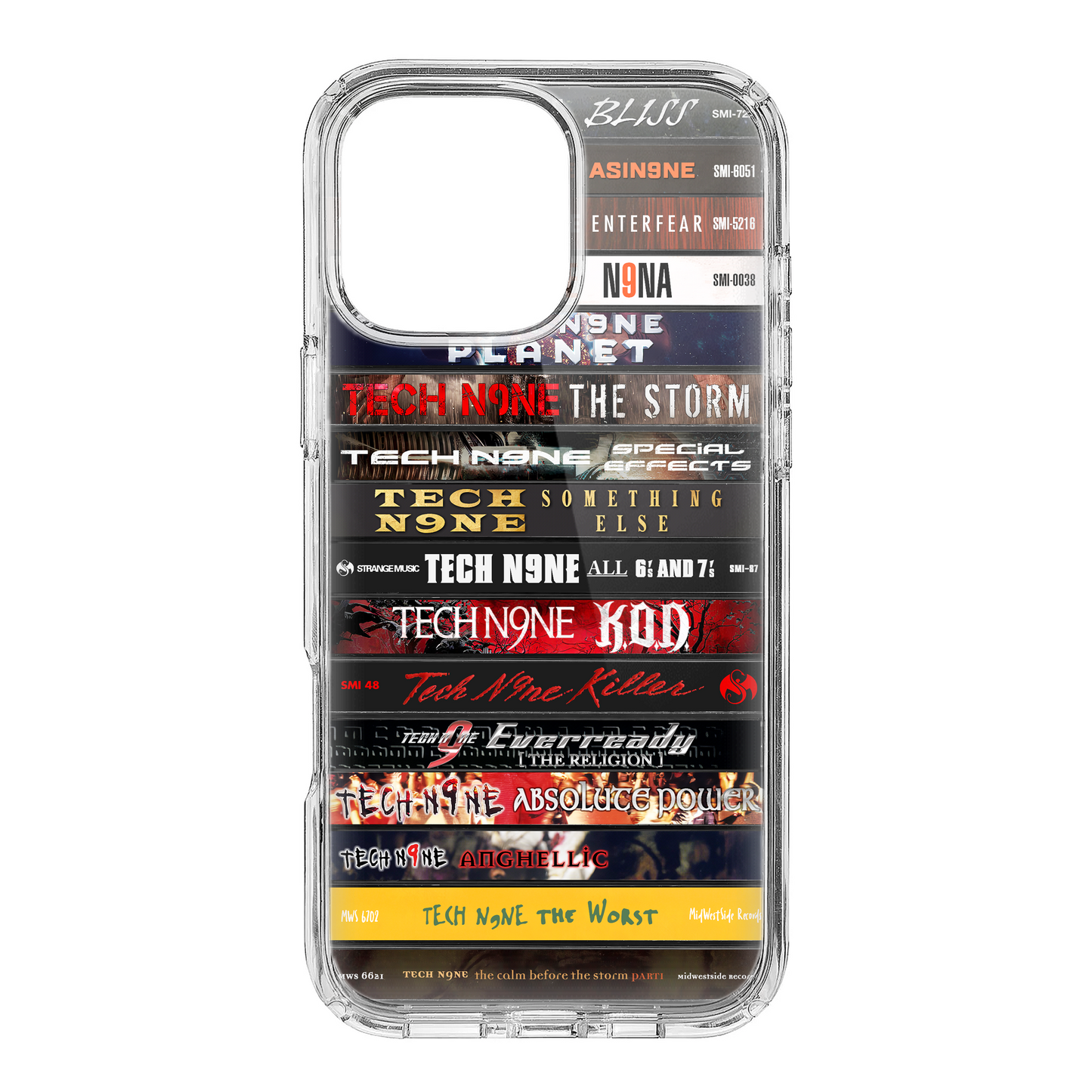 Tech N9ne Albums Cassette Collection Retro Phone Case