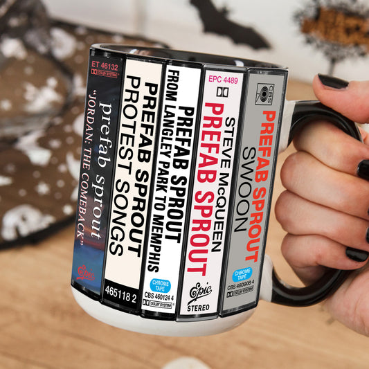 Prefab Sprout Albums Cassette Collection Retro Accent Mug