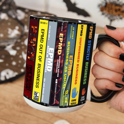EPMD Albums Cassette Collection Retro Accent Mug