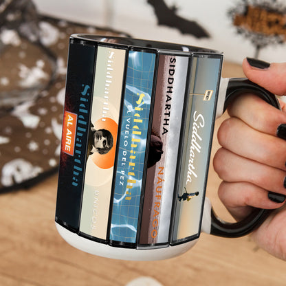 Siddhartha Albums Cassette Collection Retro Accent Mug