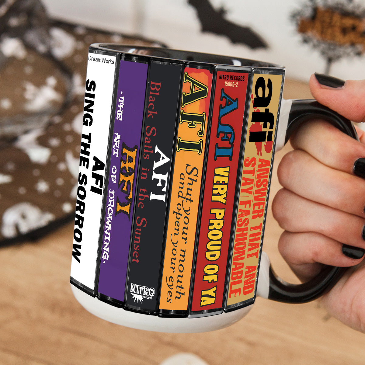 AFI Albums Cassette Collection Retro Accent Mug