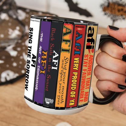 AFI Albums Cassette Collection Retro Accent Mug