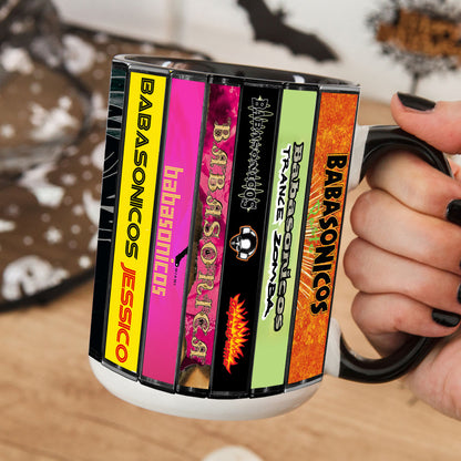 Babasonicos Albums Cassette Collection Retro Accent Mug