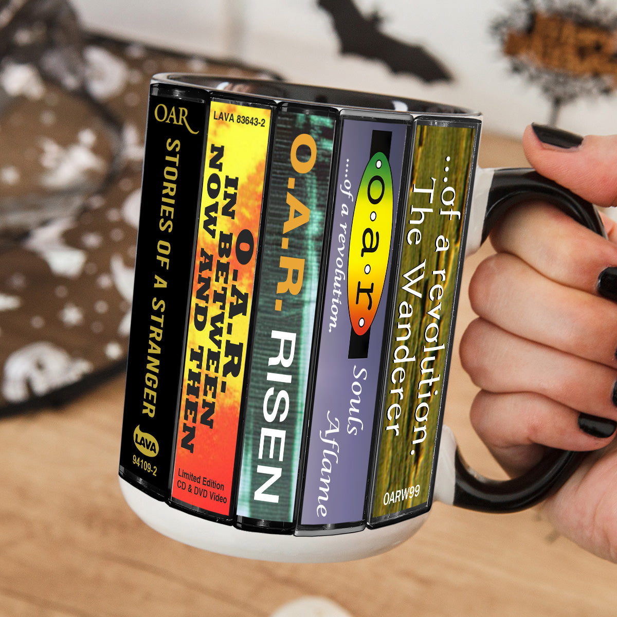O.A.R. Albums Cassette Collection Retro Accent Mug