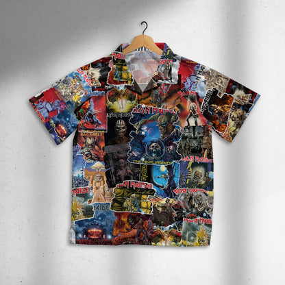 IM Albums Covers Collage Unisex Hawaiian Shirt