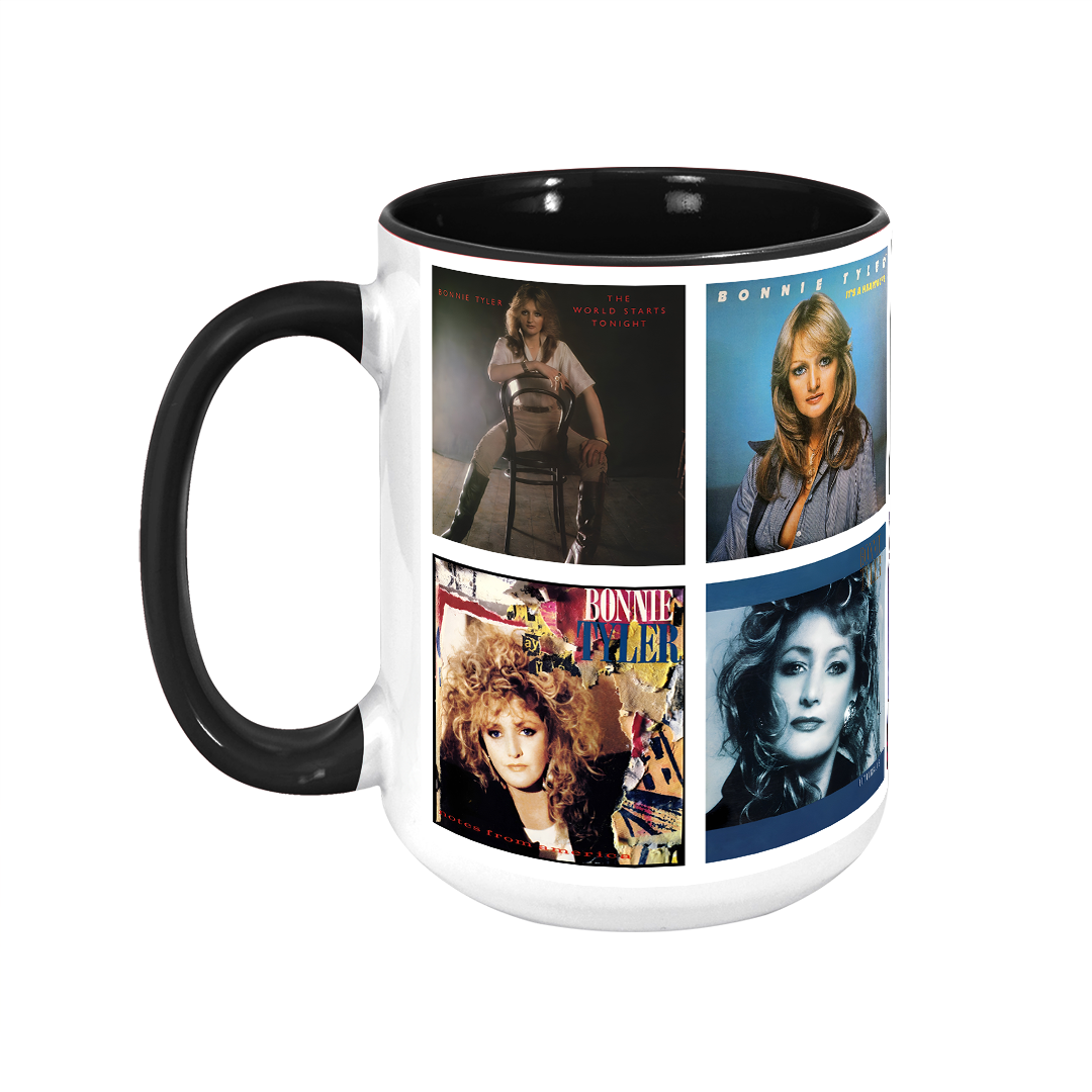 Bonnie Tyler Albums Cover Collection Retro Mug