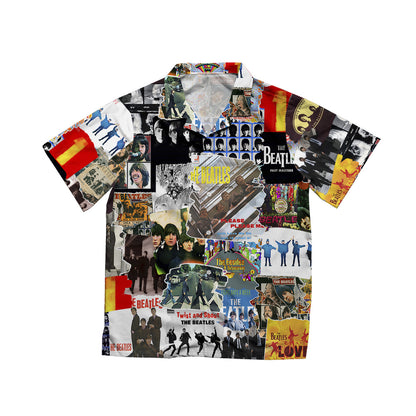 The Beatles Albums Covers Collage Unisex Hawaiian Shirt