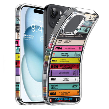 David Bowie Albums Cassette Collection Retro MagSafe Phone Case