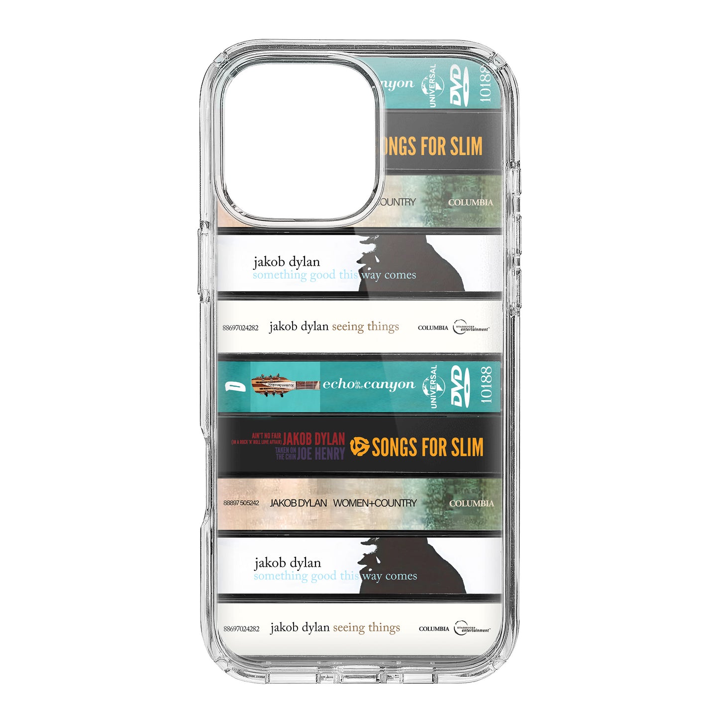 Jacob Dylan Albums Cassette Collection Retro Phone Case