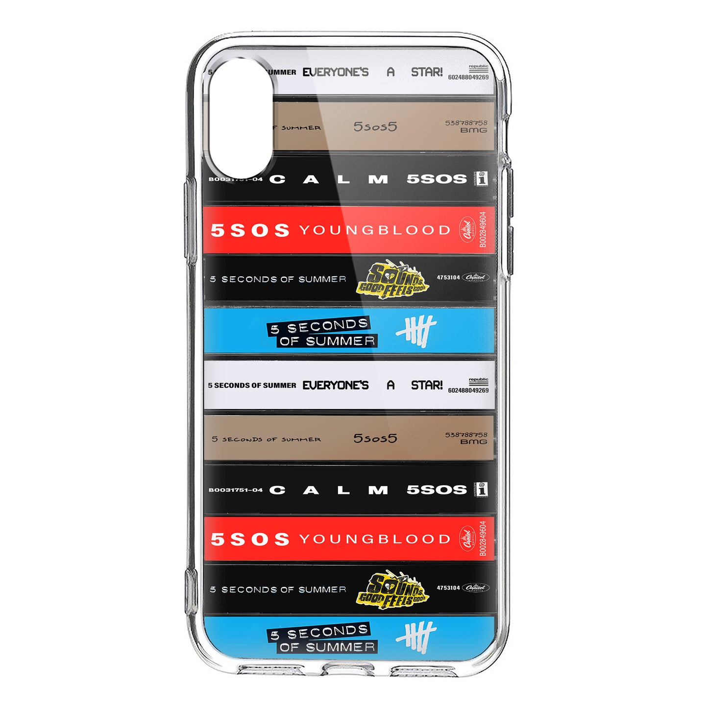 5 Seconds of Summer Albums Cassette Collection Retro Phone Case