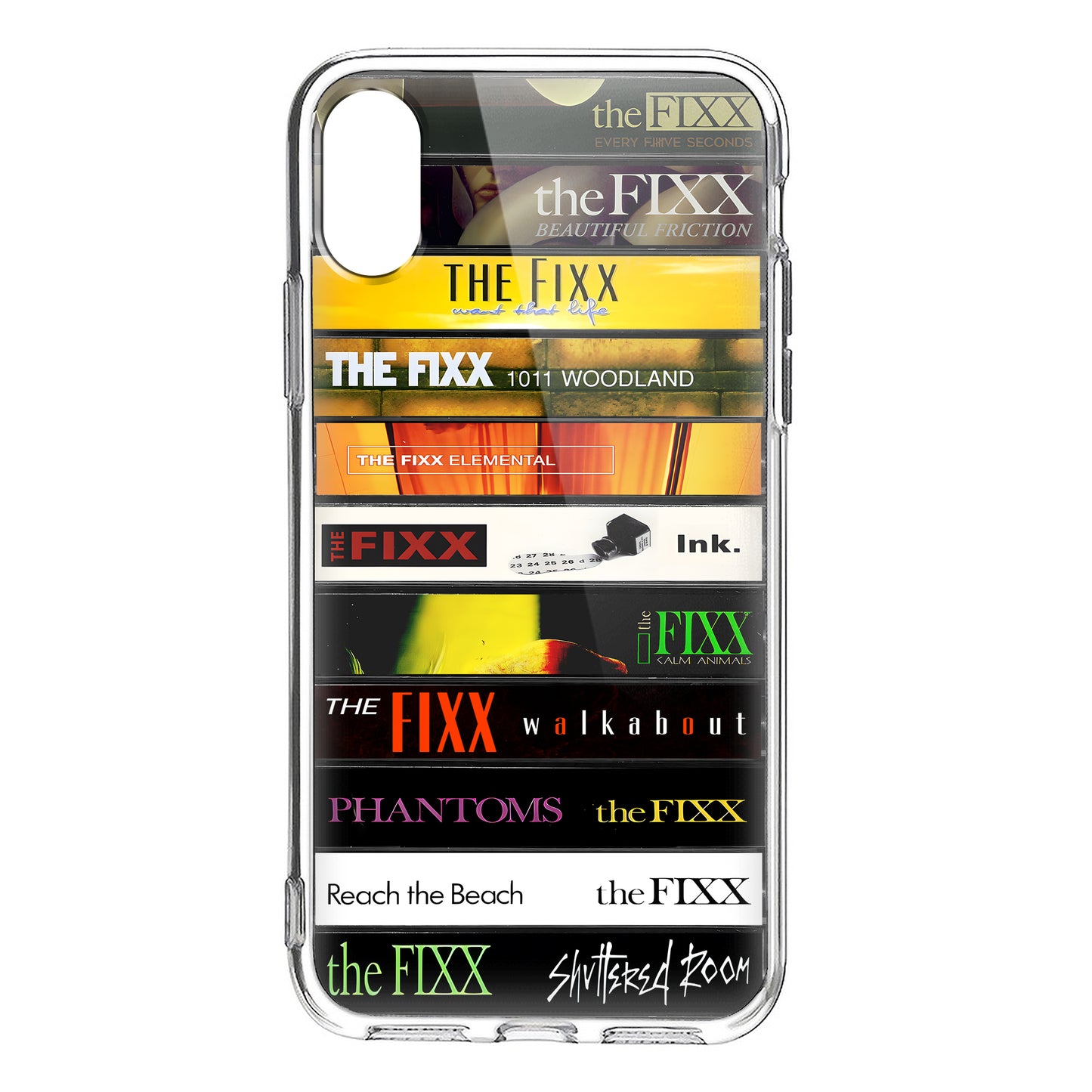 The Fixx Albums Cassette Collection Retro Phone Case