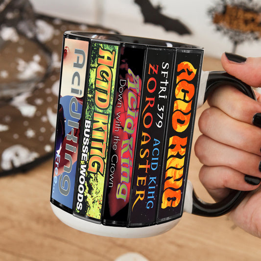 Acid King Albums Cassette Collection Retro Accent Mug
