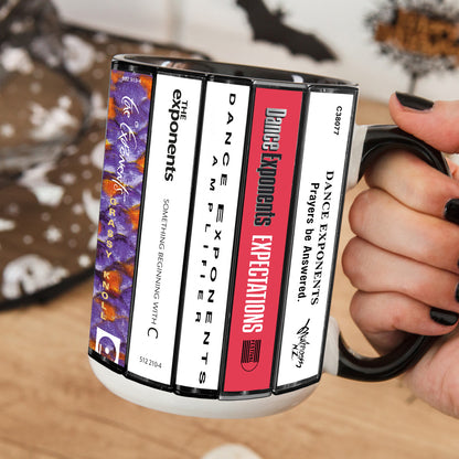 The Exponents Albums Cassette Collection Retro Accent Mug