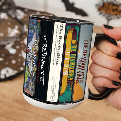 The Revivalists Albums Cassette Collection Retro Accent Mug