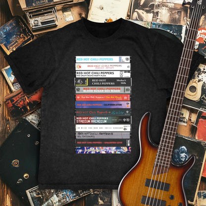 Red Hot Chili Peppers Albums Cassette Retro Collection Premium Unisex T-Shirt
