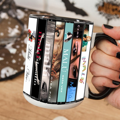 Malu Albums Cassette Collection Retro Accent Mug