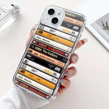 ABBA Albums Cassette Collection Retro Phone Case