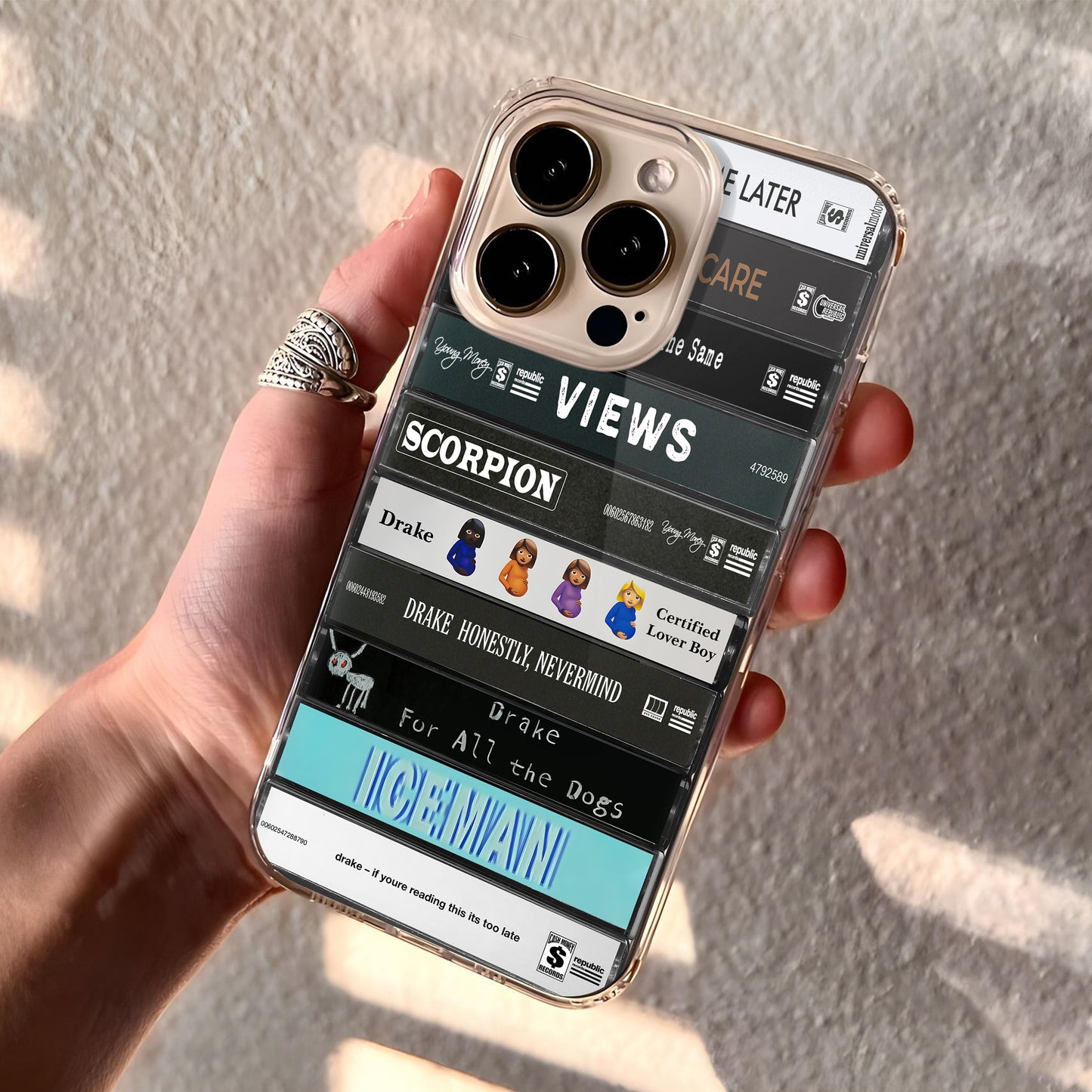 Drake Albums Cassette Collection Retro Phone Case