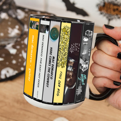Mac DeMarco Albums Cassette Collection Retro Accent Mug