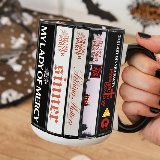 The Last Dinner Party Albums Cassette Collection Retro Accent Mug