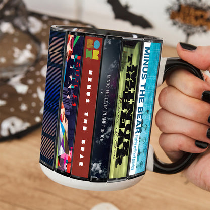 Minus the Bear Albums Cassette Collection Retro Accent Mug