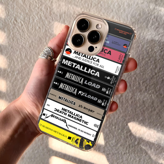 Metallica 11 Albums Cassette Collection Retro MagSafe Phone Case