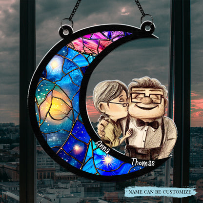 You & Me We Got This Carl & Ellie Couple 2-Layered Suncatcher