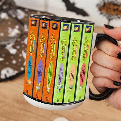 The Best of The Simpsons VHS Collection Nostalgia Mug