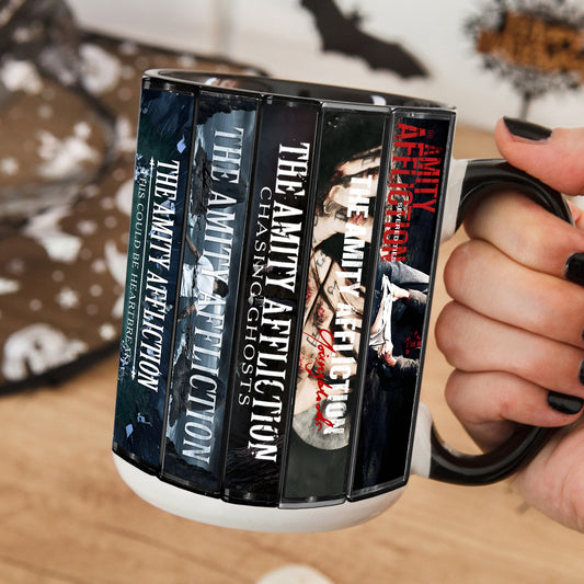 The Amity Affliction Albums Cassette Collection Retro Accent Mug