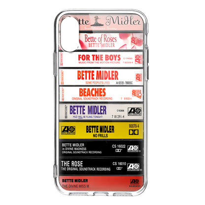 Bette Midler Albums Cassette Collection Retro Phone Case