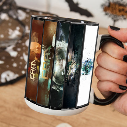 ERRA Albums Cassette Collection Retro Accent Mug