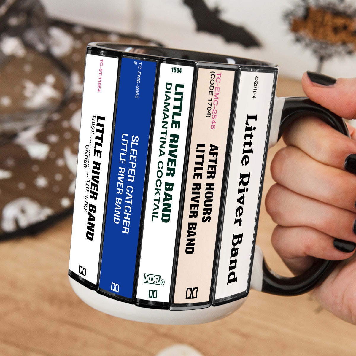 Little River Band Albums Cassette Collection Retro Accent Mug