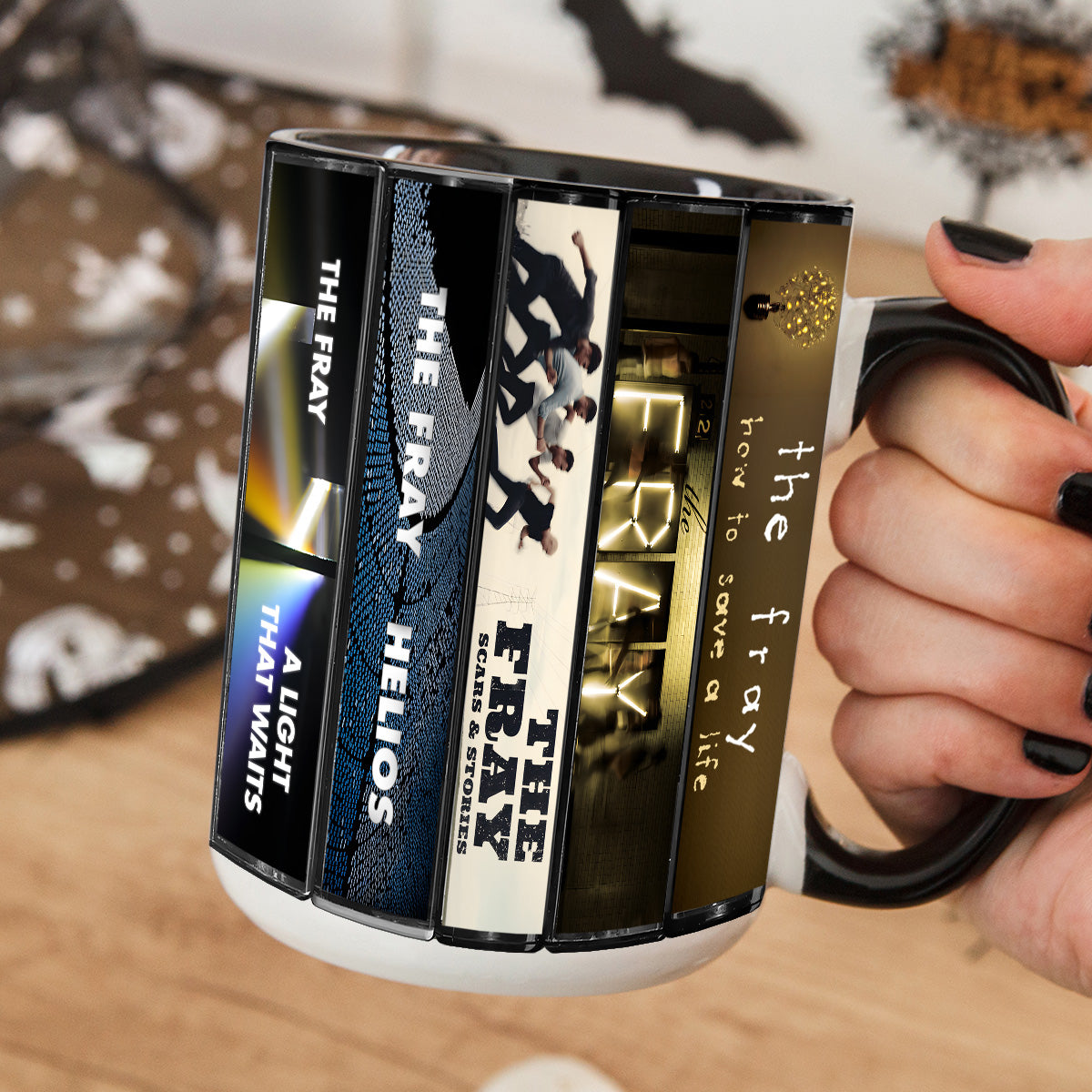 The Fray Albums Cassette Collection Retro Accent Mug