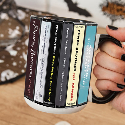 Punch Brothers Albums Cassette Collection Retro Accent Mug