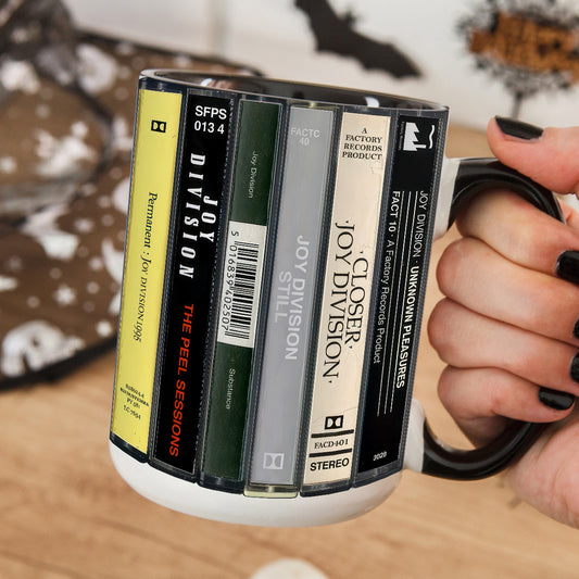 Joy Division Albums Cassette Retro Collection Accent Mug