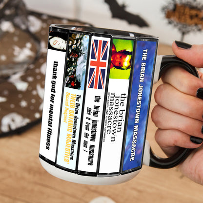 The Brian Jonestown Massacre Albums Cassette Collection Retro Accent Mug